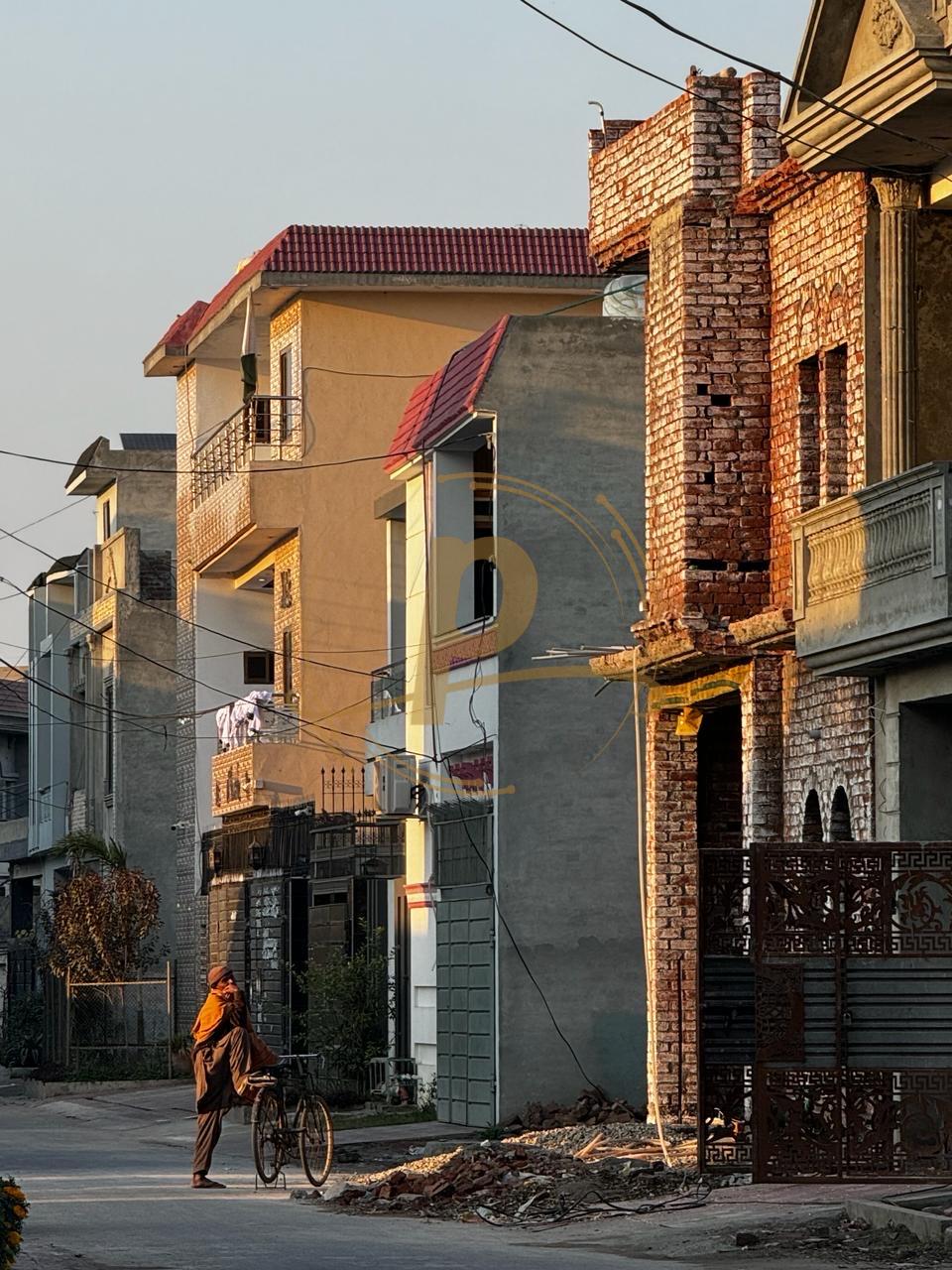 a person walking on a street
